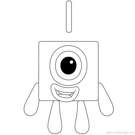 Numberblocks Coloring Pages 12 - XColorings.com