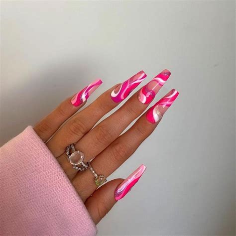 Nail Beauty 💅🏽 on Instagram: “Pink Swirls 💖💕 @sassnailsldn Inspo: @nails.bab . . . . . Follow ...