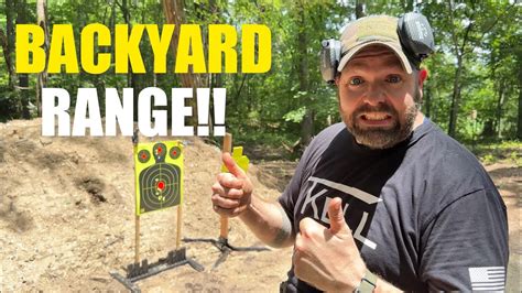 I BUILT A SHOOTING RANGE IN MY BACKYARD! - YouTube