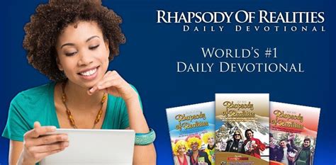 Rhaphsody of Realities | Daily devotional, Reality, Pastor chris