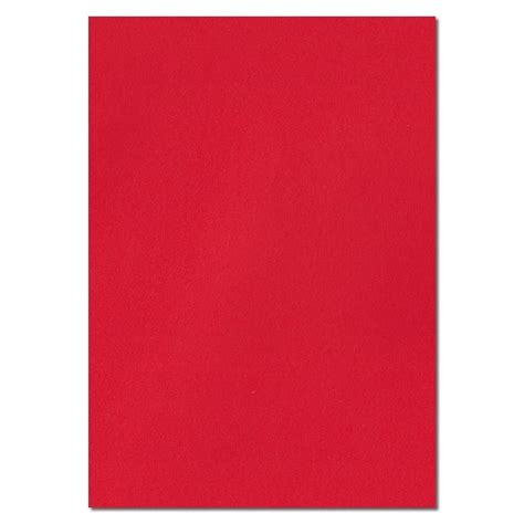 50 Red A4 Sheets | Pillar Box Red | Paper | 297mm x 210mm