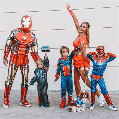 Family Halloween Costume for Five Marvel Avengers — Louise Nichol