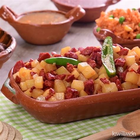 Receta de Papas con Chorizo Fácil