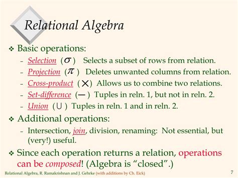 PPT - Relational Algebra PowerPoint Presentation, free download - ID:1188468