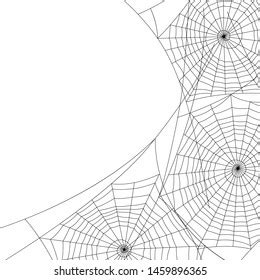 Spider Web Silhouette Halloween Background Black Stock Vector (Royalty Free) 1459896365 ...