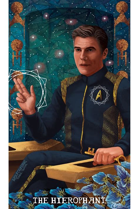 Star Trek Discovery Tarot Fanart the Hierophant | Etsy