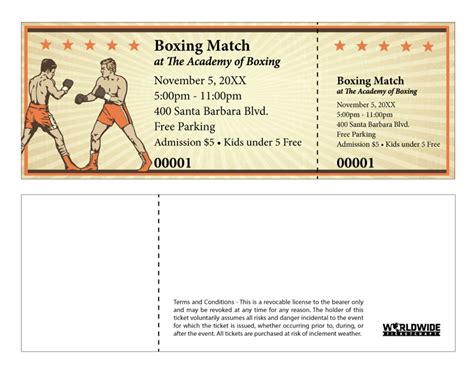 Buy Tickets for Boxing Match | Worldwide Ticketcraft | WWTC | A ...