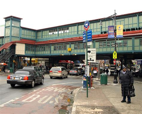 Fordham Road Elevated Subway Station, Bronx, New York City… | Flickr