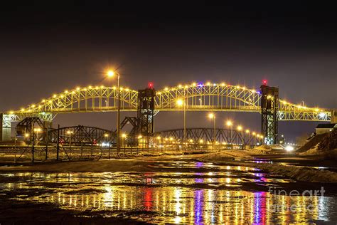 International Bridge Sault Ste. Marie Michigan -6900 Photograph by Norris Seward - Fine Art America