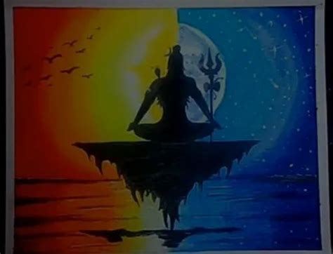 Wooden Amol arts God Shiv Painting, Size: 3 Feet at Rs 12000 in Amravati | ID: 21157138891