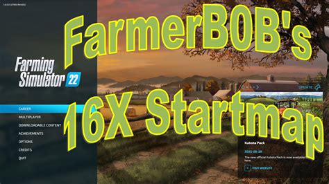 FarmerB0B's 16X Playable Blank Startmap V1.0 – FS22 mod