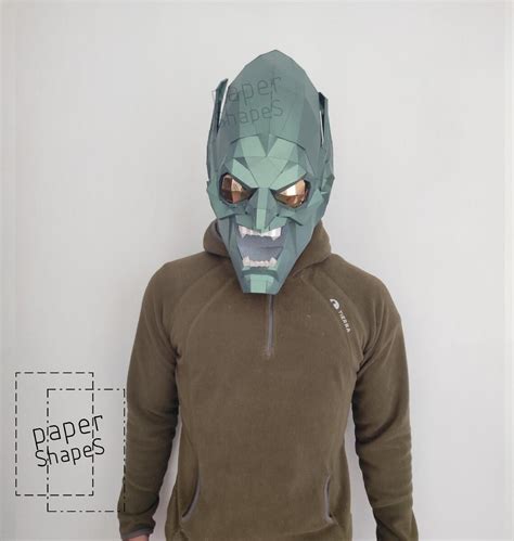 GREEN GOBLIN MASK - Etsy