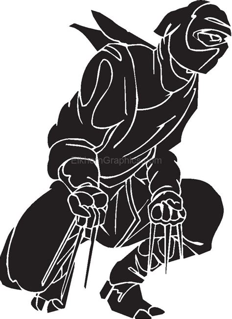 Ninja Sticker 6 - Ninja Stickers | Elkhorn Graphics LLC