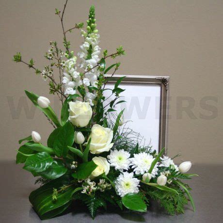 Google Image Result for www.wflowersottaw… | Funeral floral arrangements, White flower ...