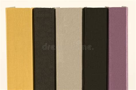 Five Books with Blank Spines Stock Photo - Image of blank, group: 52805036