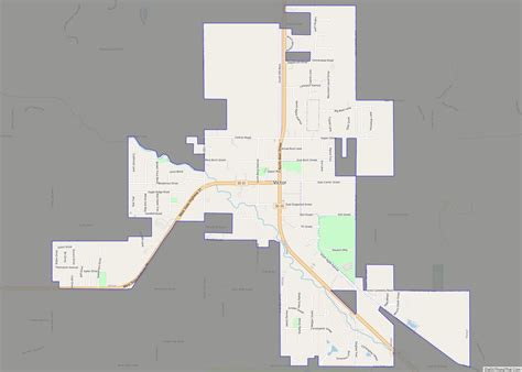 Map of Victor city, Idaho - Thong Thai Real