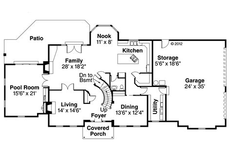 Classic House Plans - Kersley 30-041 - Associated Designs