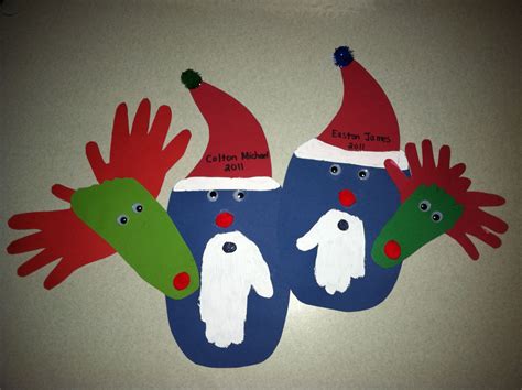 Reindeer & Santa Claus | Crafts, Kids rugs, Reindeer