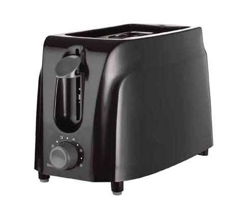 2 Slice Cool Touch Toaster - Black | Toaster, Black toaster, Bread toaster