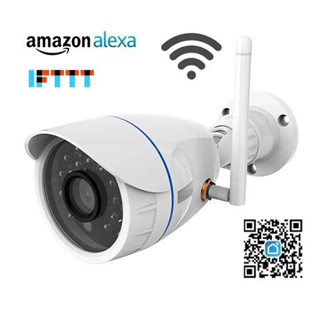 720P IP Camera Wireless Wifi network Surveillance Camera Outdoor Waterproof Compatible with ...