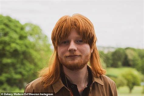 Ed Sheeran Turns His Signature Red Hair To The Style Of 80s For His New Album - StarBiz.com