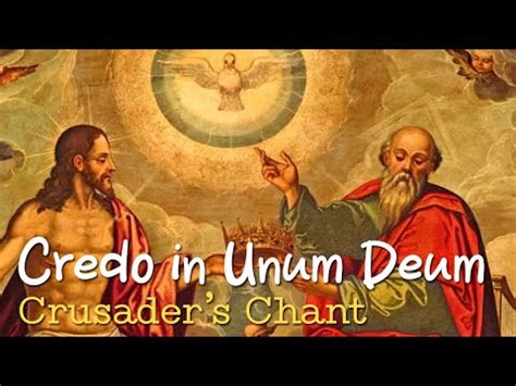 CREDO IN UNUM DEUM | Crusader's Chant in Gregorian Style Music - YouTube