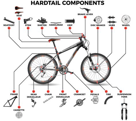 What are the Parts of a Mountain Bike? » NTX Trails | Bicycle mountain bike, Mountain bike art ...