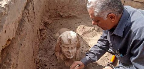 Sphinx With a Smiling Face Uncovered in Upper Egypt (photos ...