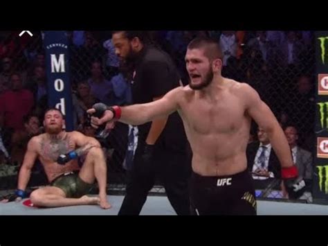 Connor McGregor vs Khabib Highlights (KHABIB JUMPS THE CROWD!) - UFC ...