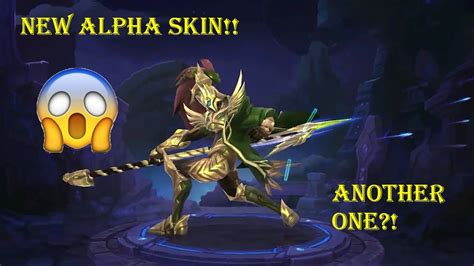 Mobile Legends - New Alpha Skin!! (Fierce Dragon) - YouTube