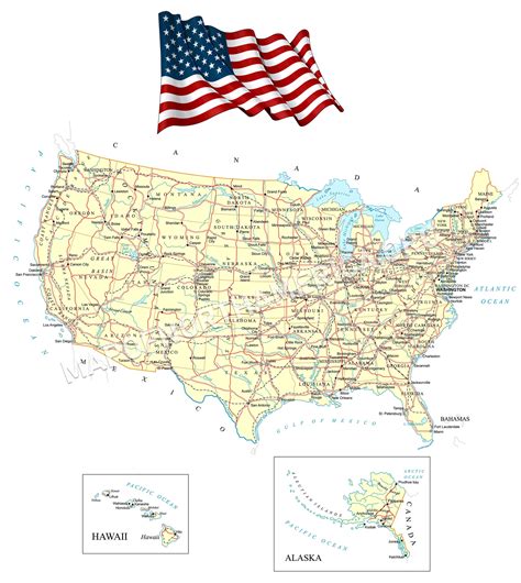 USA Map 2024 | Map of North America