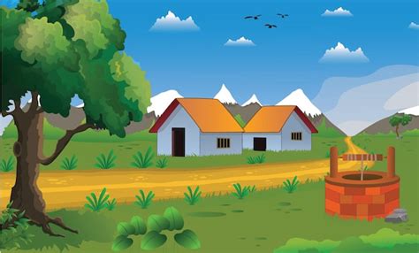 1001 vector background village thiết kế đẹp mắt, tải về miễn phí