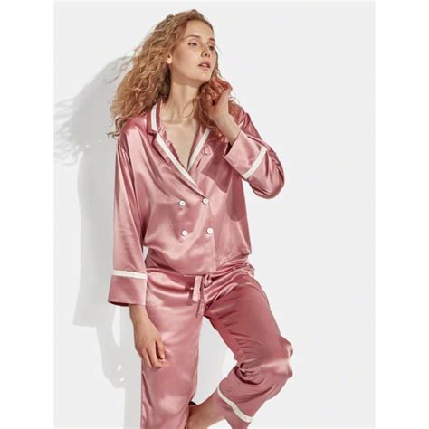 Ladies 100% Silk Pajama Set, 22 Momme | ElleSilk