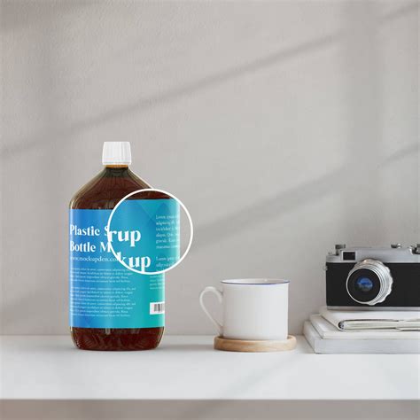 27+ Best Syrup Bottle Mockup PSD Templates - Mockup Den