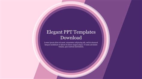 Elegant PPT Templates Free and Google Slides Presentation