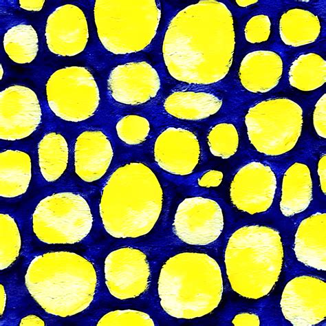 Yellow and White Polka Dot Pattern · Creative Fabrica