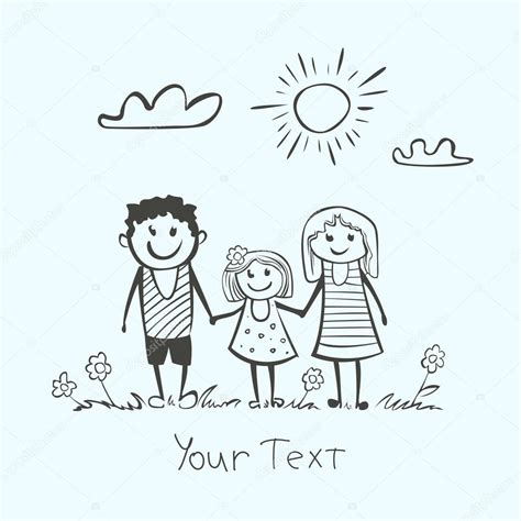 Descobrir 81+ imagem draw happy family - br.thptnganamst.edu.vn