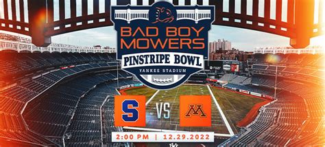 Cuse Community - Bad Boy Mowers Pinstripe Bowl Pre-game Tailgate!