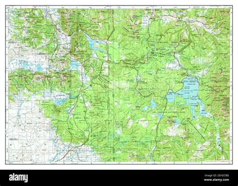 Ashton, Idaho, map 1955, 1:250000, United States of America by Timeless Maps, data U.S ...