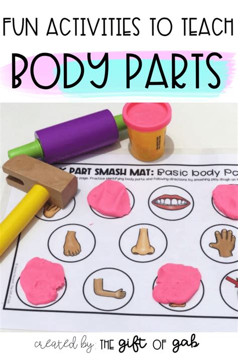 Fun Activities to Teach Body Parts To Preschoolers - The Gift of Gab