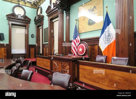 New York City Hall Interior, NYC Stock Photo - Alamy