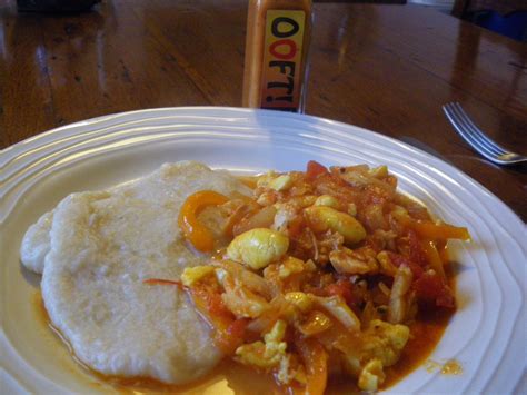 Ackee and Saltfish - Jamaican Breakfast with a difference - Ooft! Hot Sauce