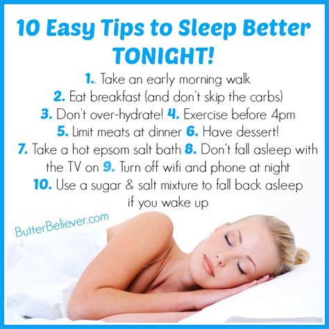 10 Easy Tips for Getting Better Sleep Tonight (That You Probably Haven't Heard Before) - Butter ...