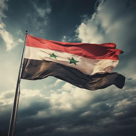 Premium AI Image | syria flag