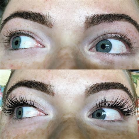 Before and after eyelash extensions #novalash | Eyelash extensions, Eyelashes, Novalash