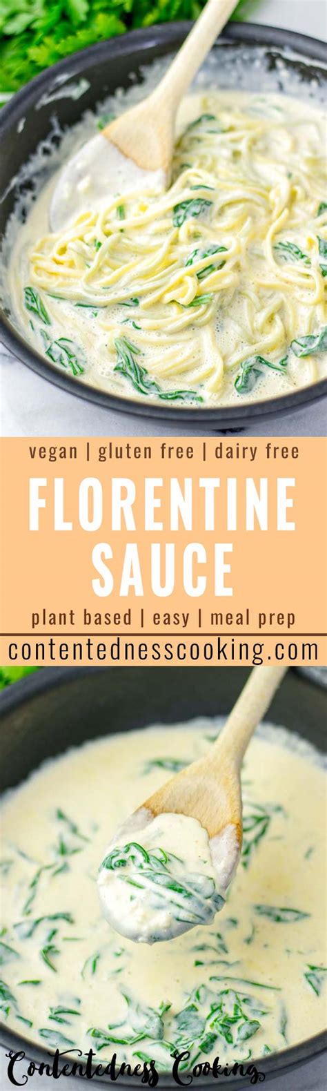 Florentine Sauce [vegan, gf] - Contentedness Cooking