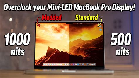 How to UNLOCK 1000 nits on MacBook Pro XDR display (MOD) - YouTube