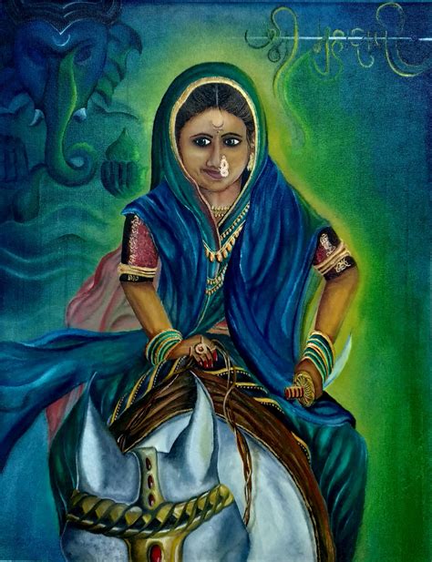 Buy Jhansi ki Rani ¬ñ Rani Lakshmi Bai Handmade Painting by SUNNY DUTKAR. Code:ART_7093_69140 ...