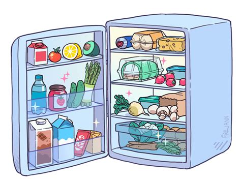 Refrigerator | 초등학교 미술, 손 그리는 법, 그림