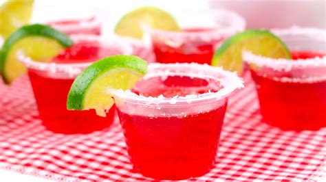 Strawberry Margarita Jello Shots - Happiness is Homemade